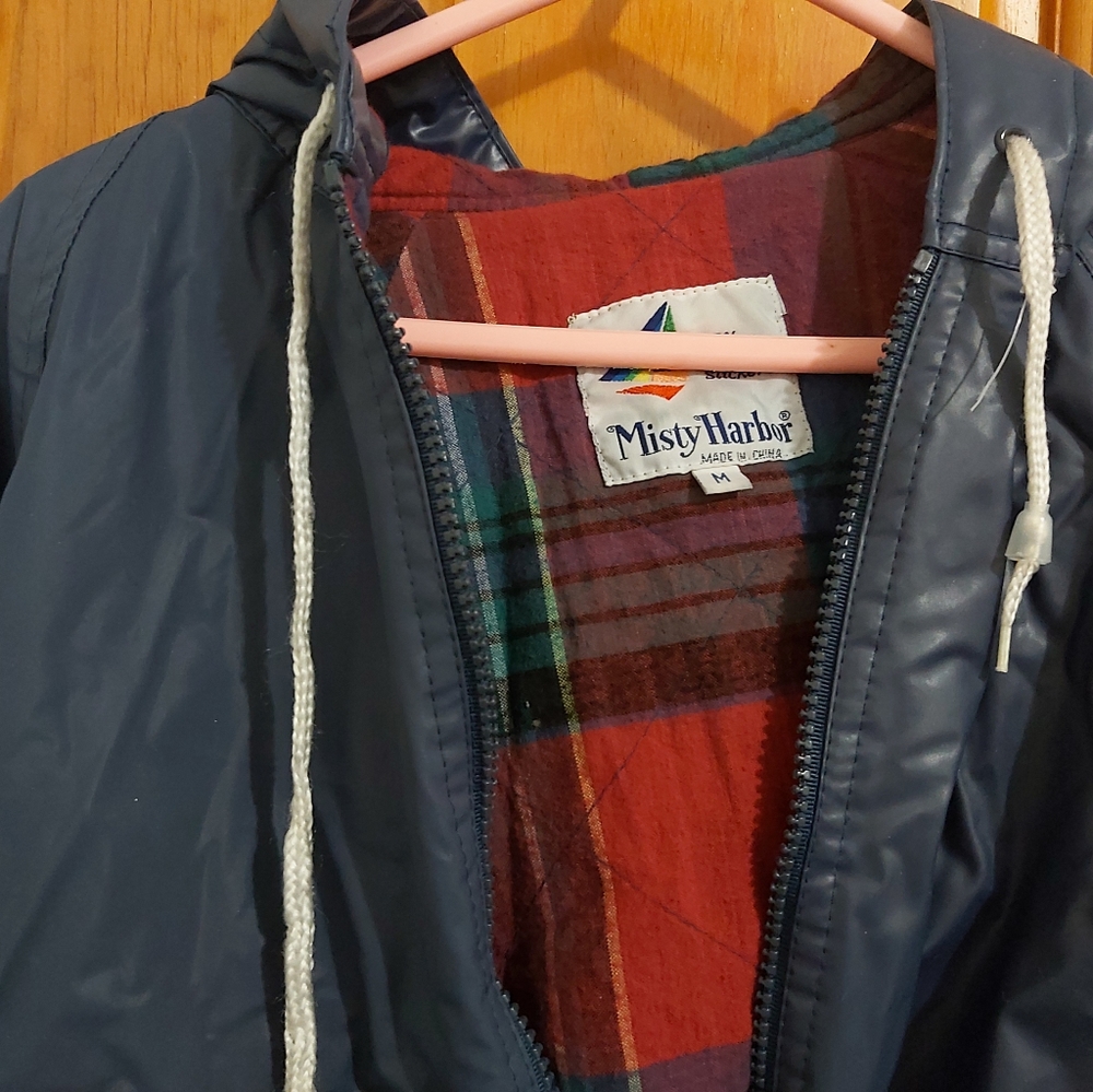 Vintage waterproof raincoat